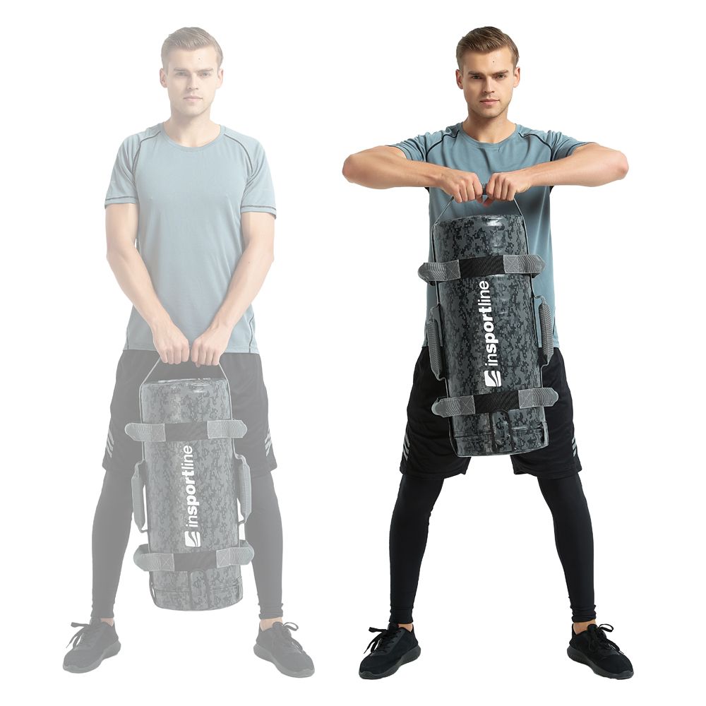 INSPORTLINE - ERŐSÍTŐ ZSÁK FOGANTYÚKKAL FITBAG CAMU 20 KG