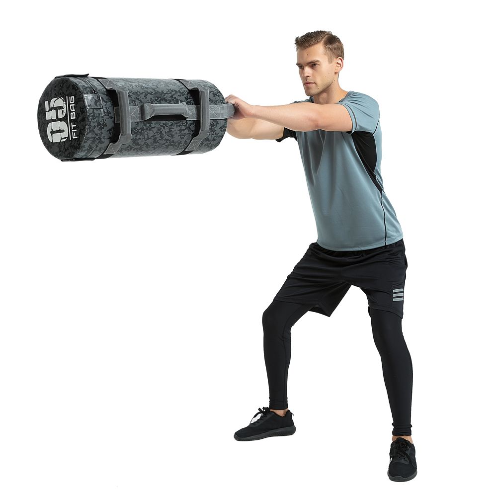 INSPORTLINE - ERŐSÍTŐ ZSÁK FOGANTYÚKKAL FITBAG CAMU 20 KG