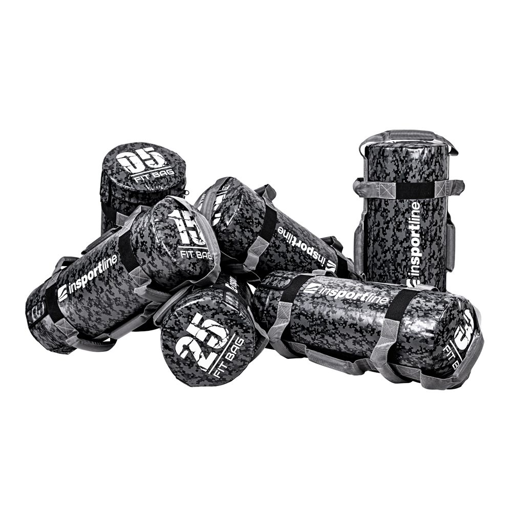 INSPORTLINE - ERŐSÍTŐ ZSÁK FOGANTYÚKKAL FITBAG CAMU 30 KG