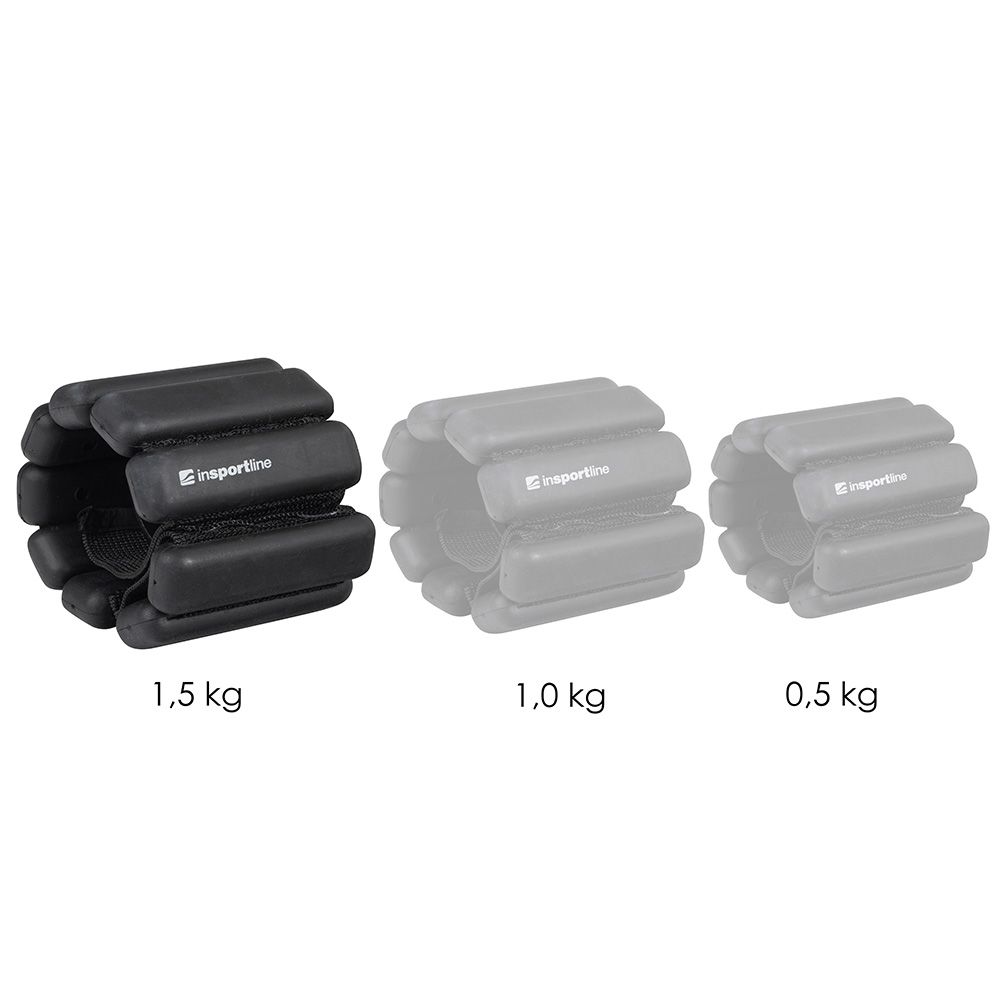 INSPORTLINE - FITNESS BOKA- ÉS CSUKLÓSÚLYOK BRACE 2X1,5 KG