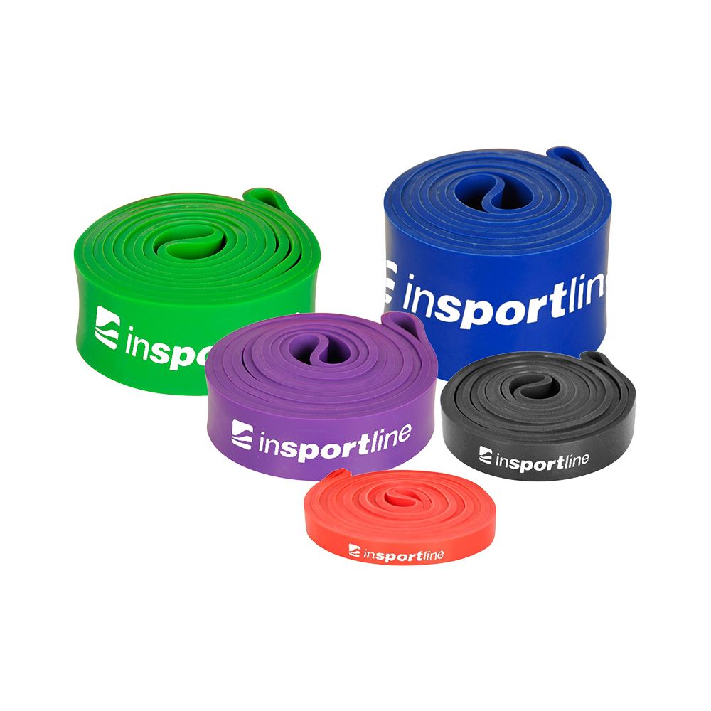 INSPORTLINE - FITNESS GUMIKÖTÉL HANGY LIGHT 204X2,2 CM / 15 KG FEKETE