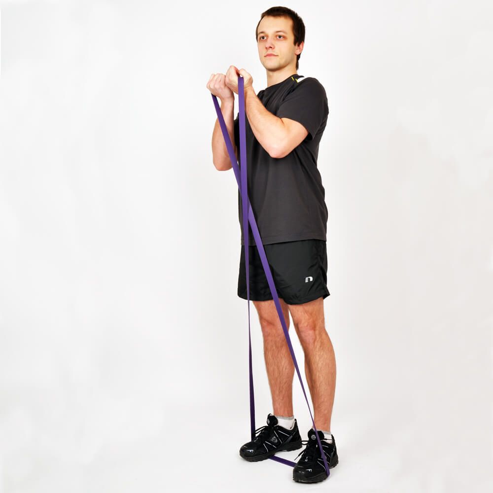 INSPORTLINE - FITNESS GUMIKÖTÉL HANGY MEDIUM 204X3,2 CM / 18 KG LILA