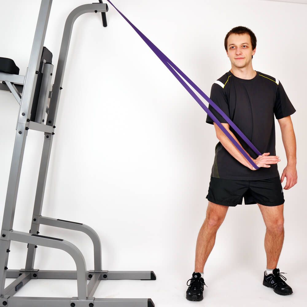 INSPORTLINE - FITNESS GUMIKÖTÉL HANGY MEDIUM 204X3,2 CM / 18 KG LILA