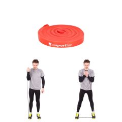 INSPORTLINE - FITNESS GUMIKÖTÉL HANGY X-LIGHT 204X1,3 CM / 12 KG PIROS