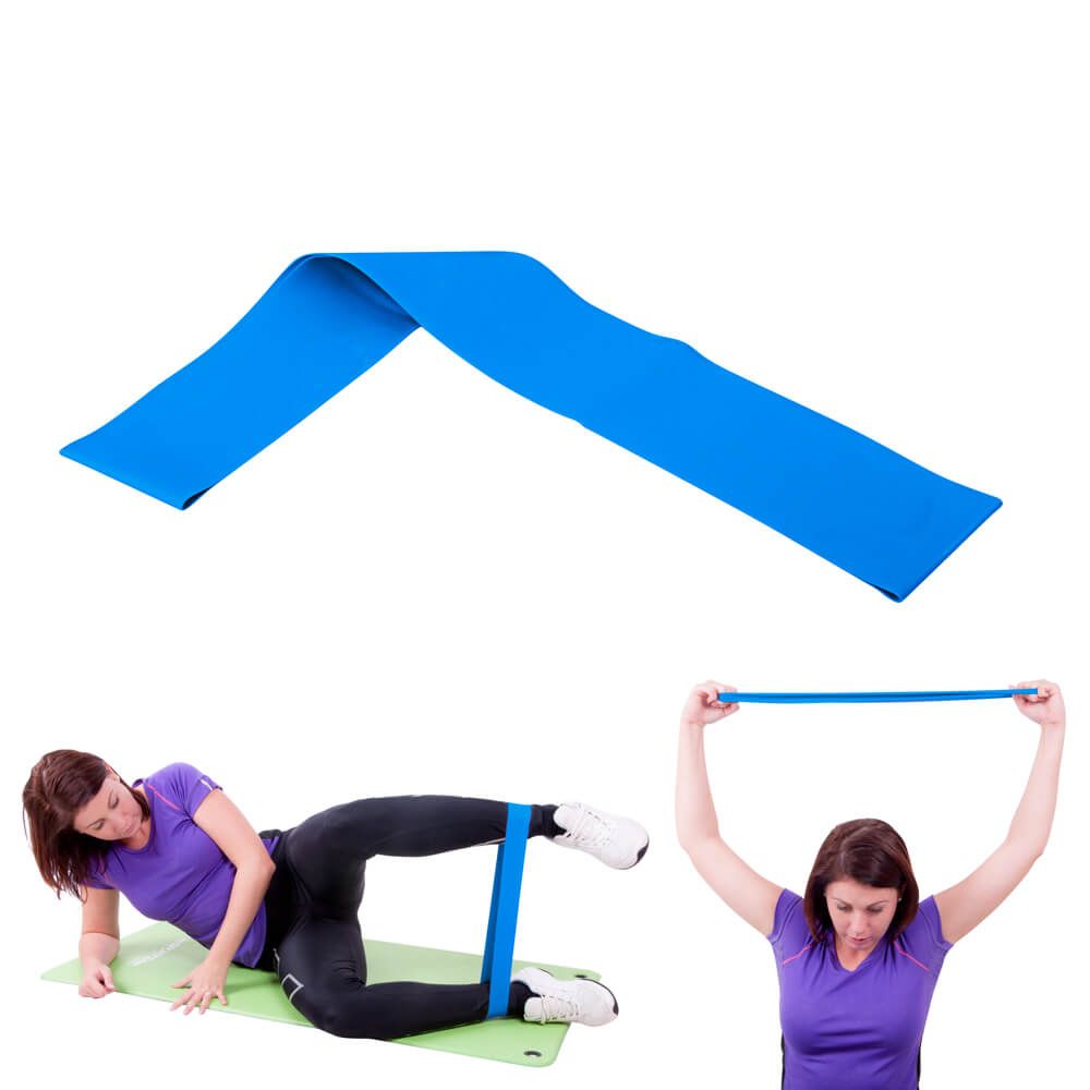 INSPORTLINE - FITNESS GUMISZALAG HANGY MEDIUM 70X5 CM / 3,7 KG KÉK