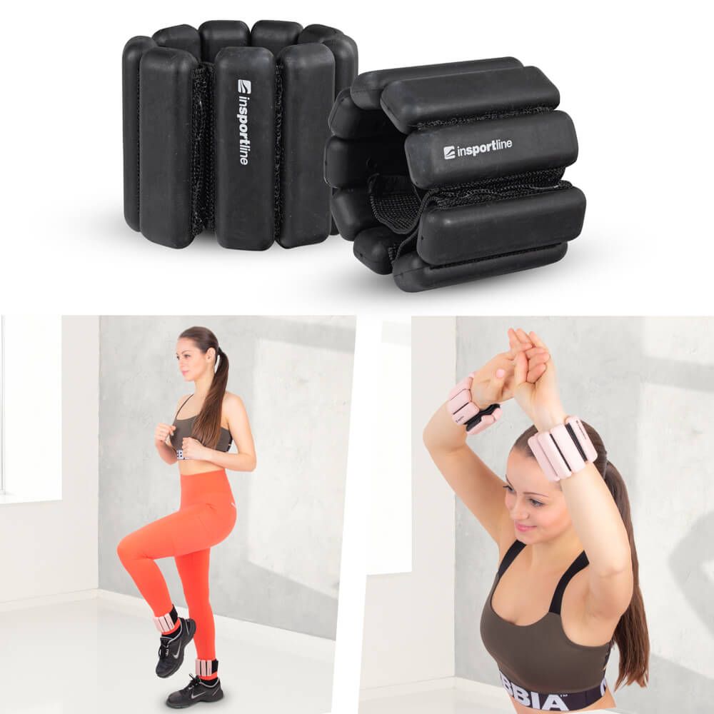 INSPORTLINE - FITNESZ SÚLY BOKÁRA/CSUKLÓRA BRACE 2X0,5 KG