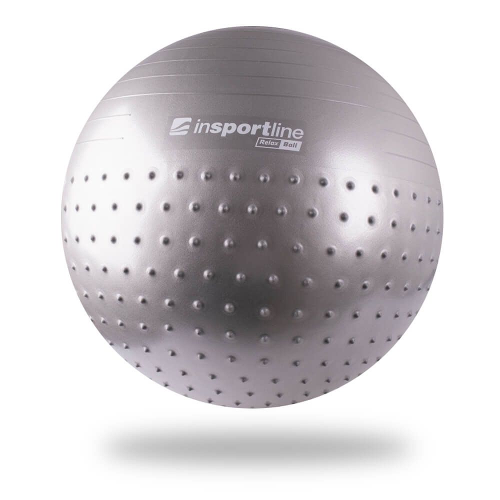 INSPORTLINE - GIMNASZTIKAI LABDA RELAX BALL 75 CM - SZÜRKE