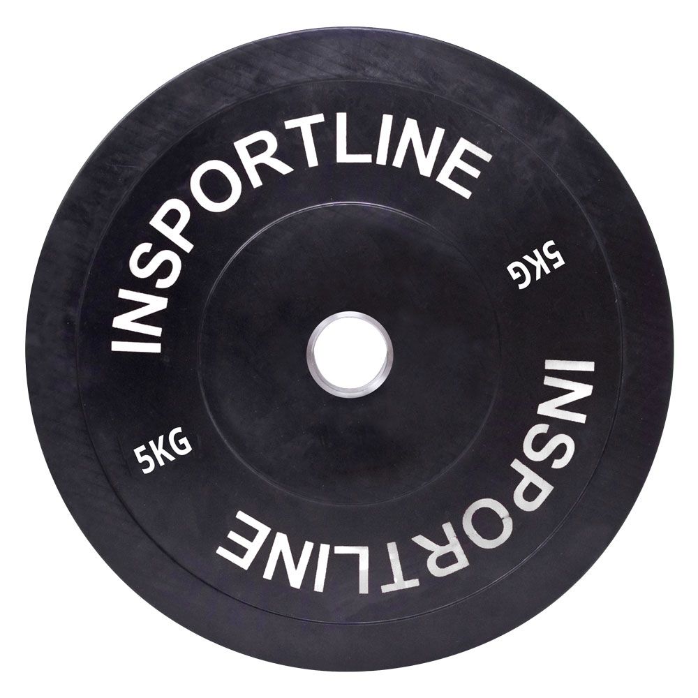 INSPORTLINE - GUMIS SÚLYTÁRCSA BUMPER PLATE 5 KG