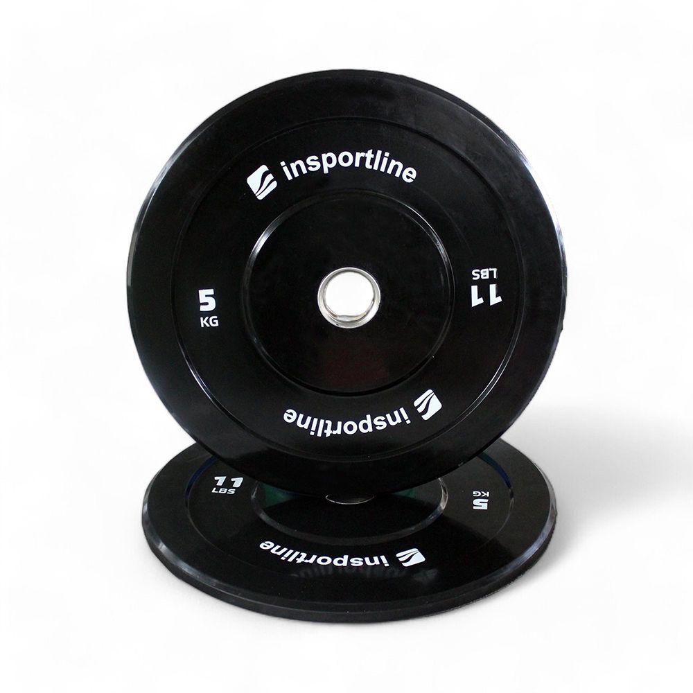 INSPORTLINE - GUMIS SÚLYTÁRCSA BUMPER PLATE LITE 5 KG 50 MM INSPORTLINE - GUMIS SÚLYTÁRCSA BUMPER PLATE LITE 5 KG 50 MM