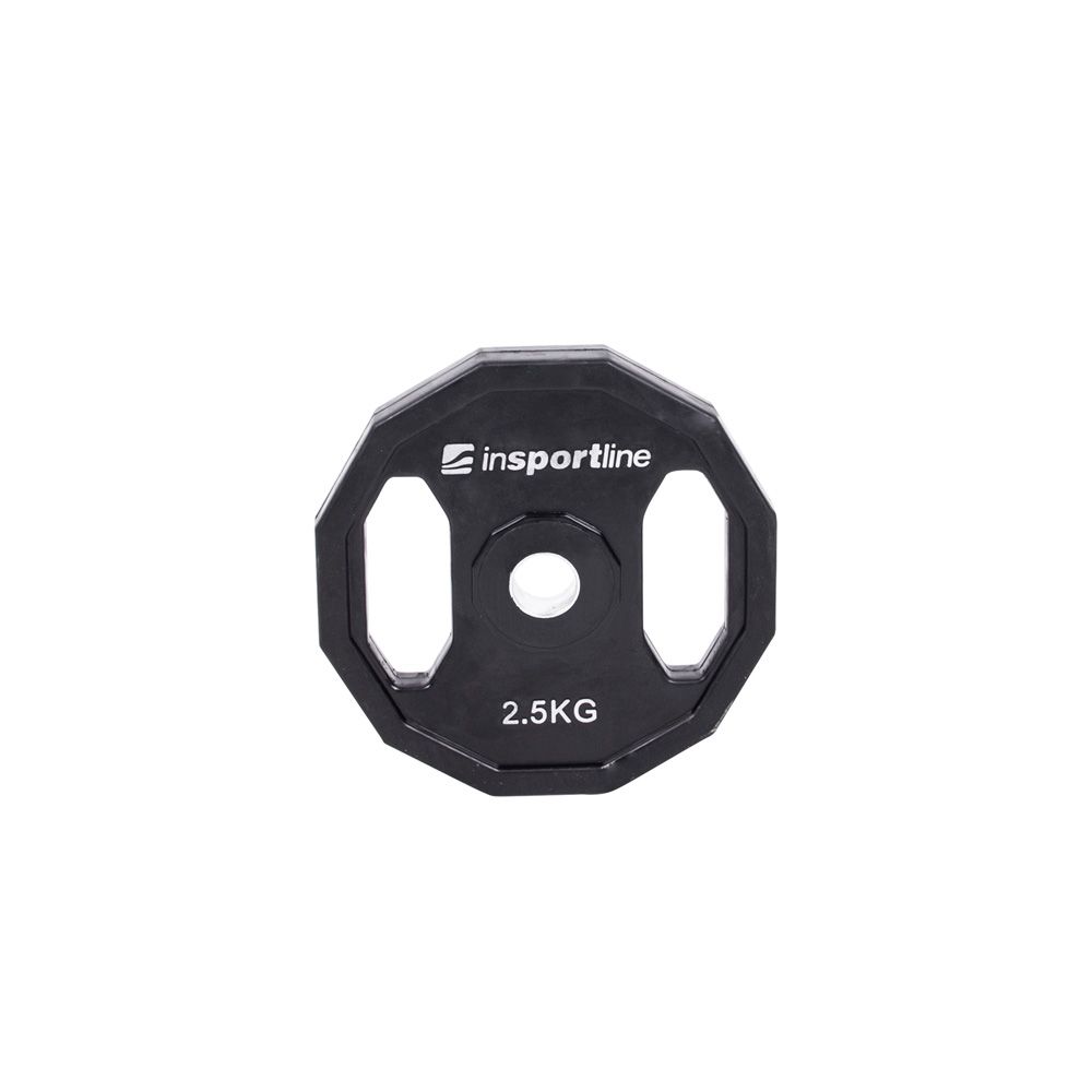 INSPORTLINE - GUMIS SÚLYTÁRCSA SZETT RUBERTON 30MM 1,25-25 KG