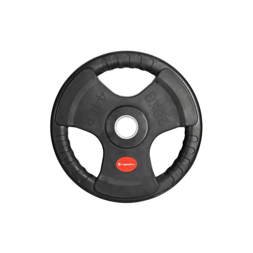 INSPORTLINE - GUMÍROZOTT OLIMPIAI SÚLYTÁRCSA GRATON OL 20 KG 50 MM