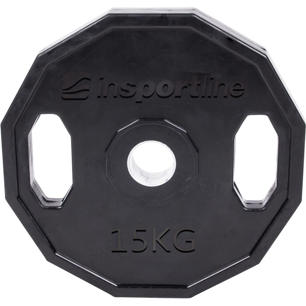 INSPORTLINE - GUMÍROZOTT OLIMPIAI SÚLYZÓTÁRCSA RUBERTON 15 KG 50 MM