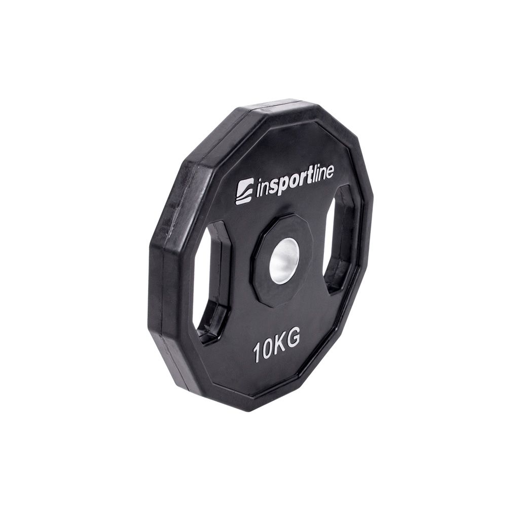 INSPORTLINE - GUMÍROZOTT SÚLYZÓTÁRCSA RUBERTON 10 KG 30 MM