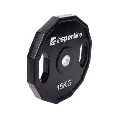 INSPORTLINE - GUMÍROZOTT SÚLYZÓTÁRCSA RUBERTON 15 KG 30 MM