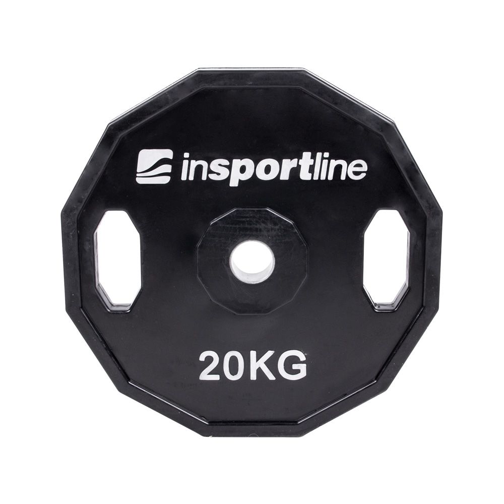 INSPORTLINE - GUMÍROZOTT SÚLYZÓTÁRCSA RUBERTON 20 KG 30 MM