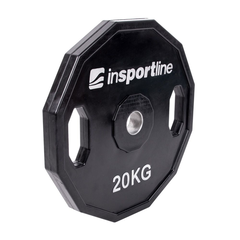 INSPORTLINE - GUMÍROZOTT SÚLYZÓTÁRCSA RUBERTON 20 KG 30 MM