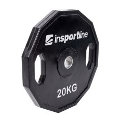 INSPORTLINE - GUMÍROZOTT SÚLYZÓTÁRCSA RUBERTON 20 KG 30 MM