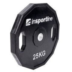 INSPORTLINE - GUMÍROZOTT SÚLYZÓTÁRCSA RUBERTON 25 KG