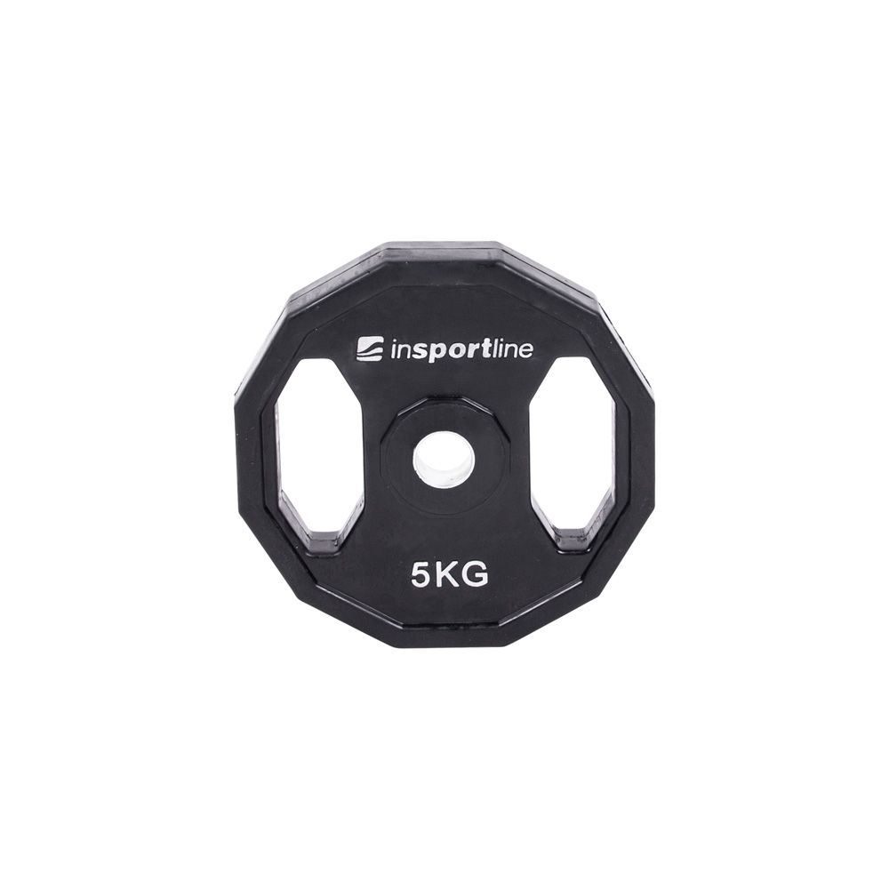 INSPORTLINE - GUMÍROZOTT SÚLYZÓTÁRCSA RUBERTON 5 KG 30 MM