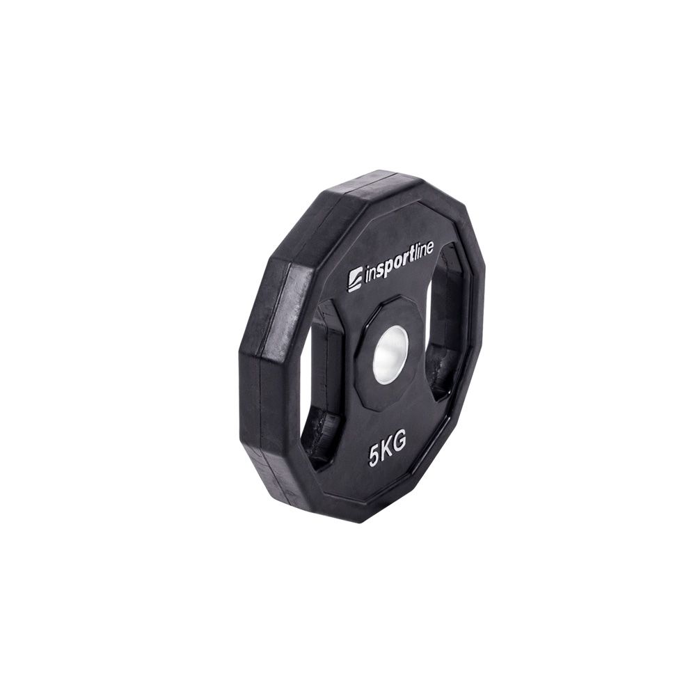INSPORTLINE - GUMÍROZOTT SÚLYZÓTÁRCSA RUBERTON 5 KG 30 MM