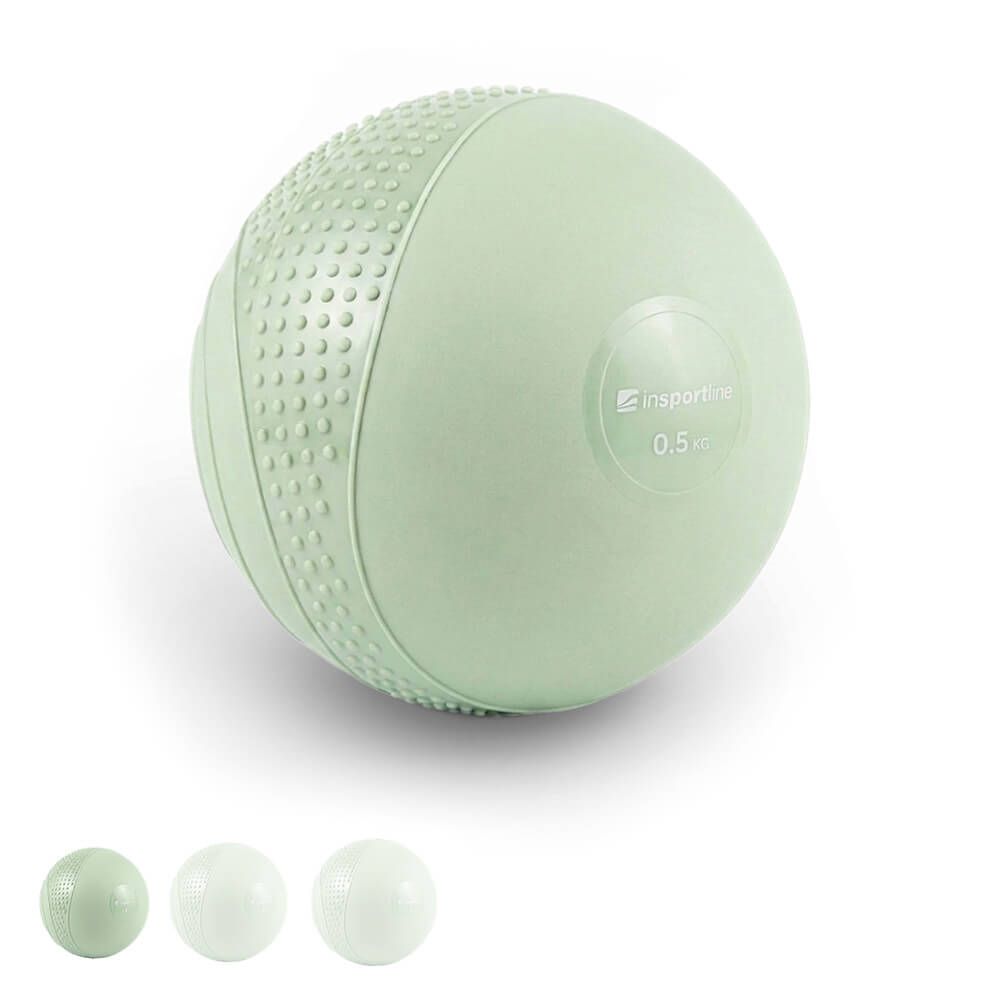INSPORTLINE - MINI MEDICINLABDA SENDELAR 10,5CM/0,5KG - ZÖLD