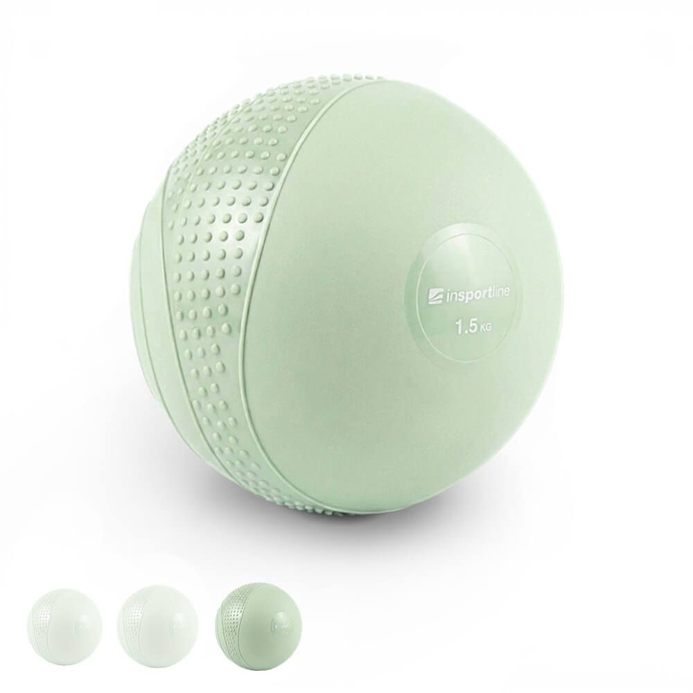 INSPORTLINE - MINI MEDICINLABDA SENDELAR 12CM/1,5KG - ZÖLD