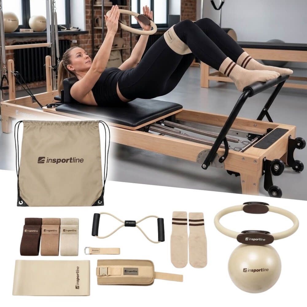 INSPORTLINE - PILATES KÉSZLET SINUATA - FEKETE, ZOKNI MÉRETE UNIVERZÁLIS