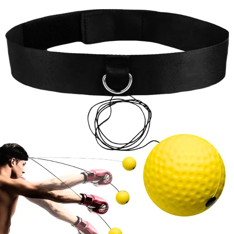 INSPORTLINE - REFLEX BOKSZ LABDA FEJRE FEJPÁNTTAL RESPELL LIGHT 18G
