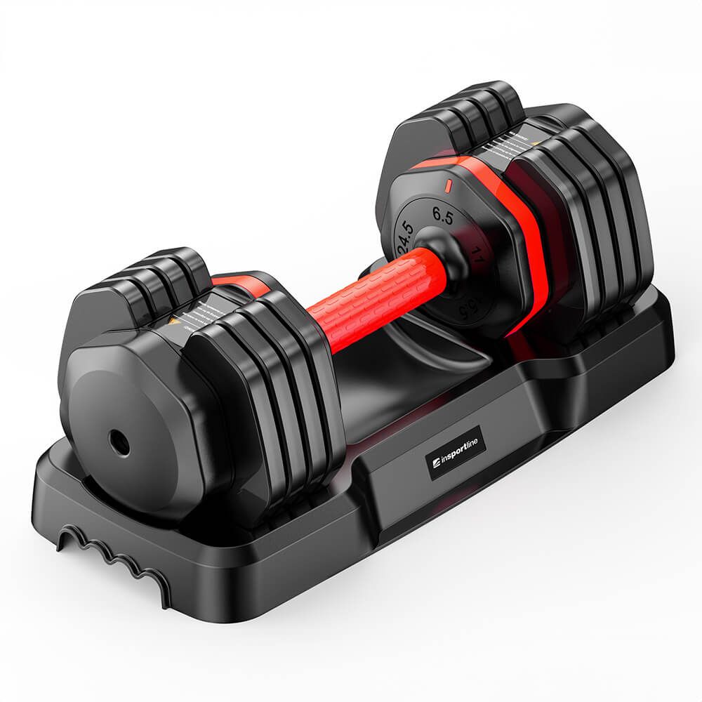 INSPORTLINE - ÁLLÍTHATÓ EGYKEZES SÚLYZÓ DURABELL® 6,5-24,5 KG