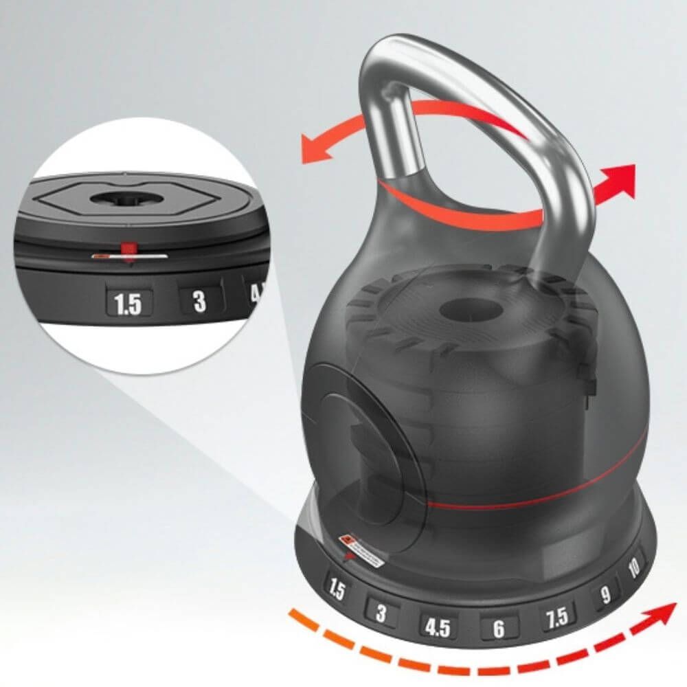 INSPORTLINE - ÁLLÍTHATÓ XTRABELL HARANGSÚLY 1,5–10 KG