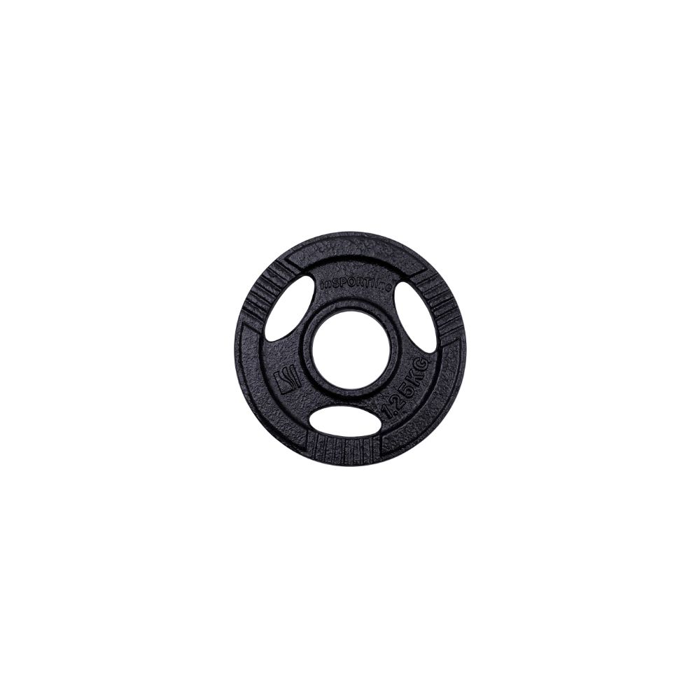 INSPORTLINE - ÖNTÖTTVAS OLIMPIAI SÚLYTÁRCSA HAMERTON BLACK 1,25 KG 50 MM