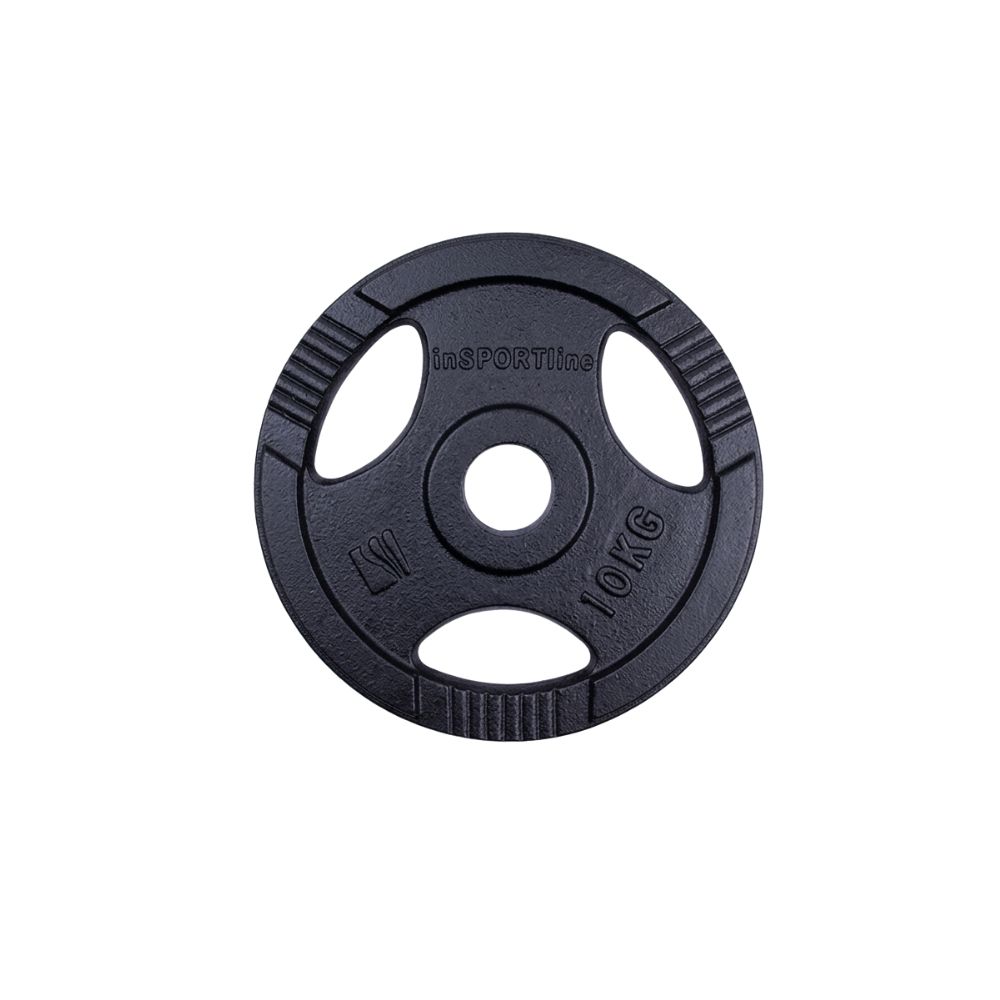 INSPORTLINE - ÖNTÖTTVAS OLIMPIAI SÚLYTÁRCSA HAMERTON BLACK 10 KG 50 MM