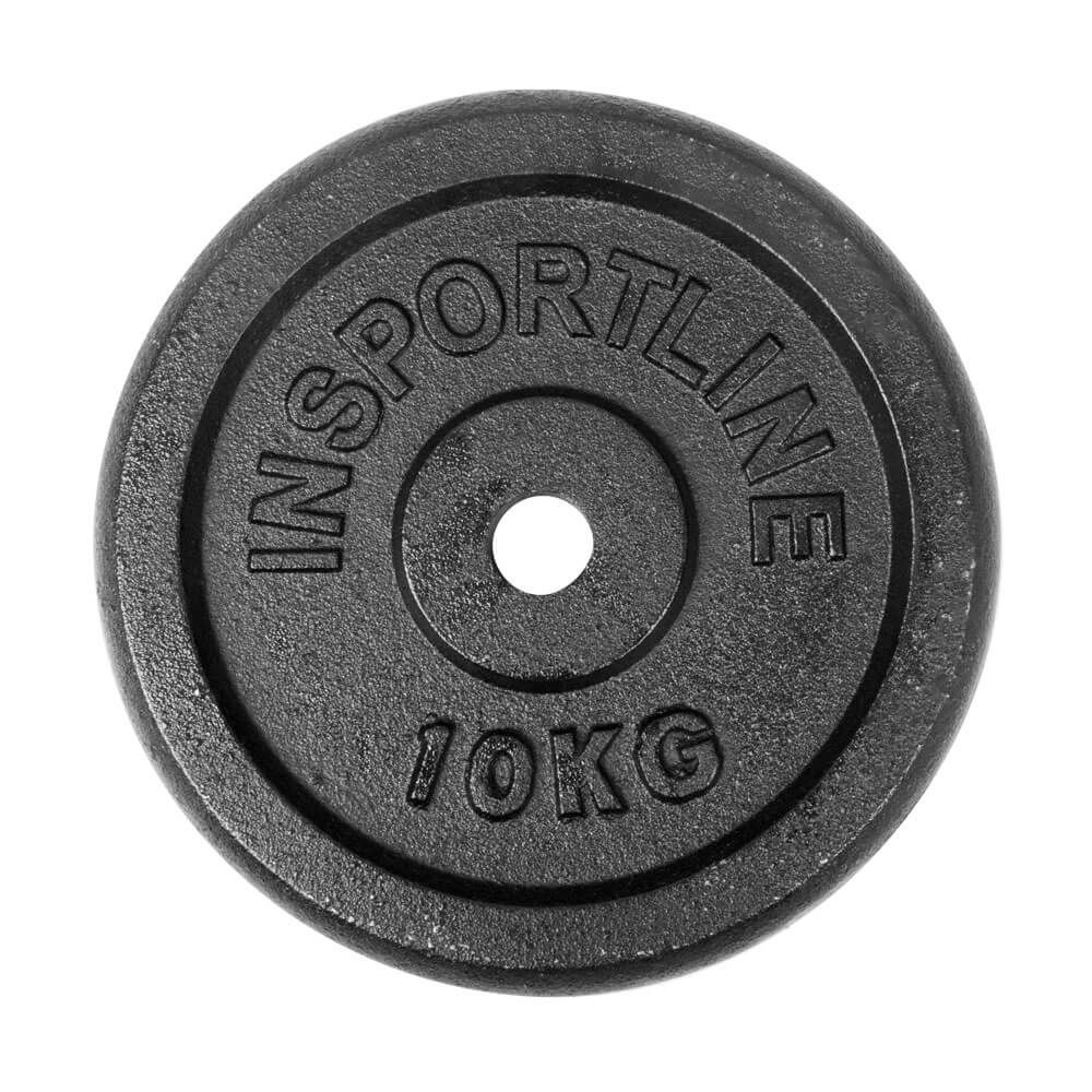 INSPORTLINE - ÖNTÖTTVAS SÚLYZÓTÁRCSA CASTCZECH 10 KG 30 MM