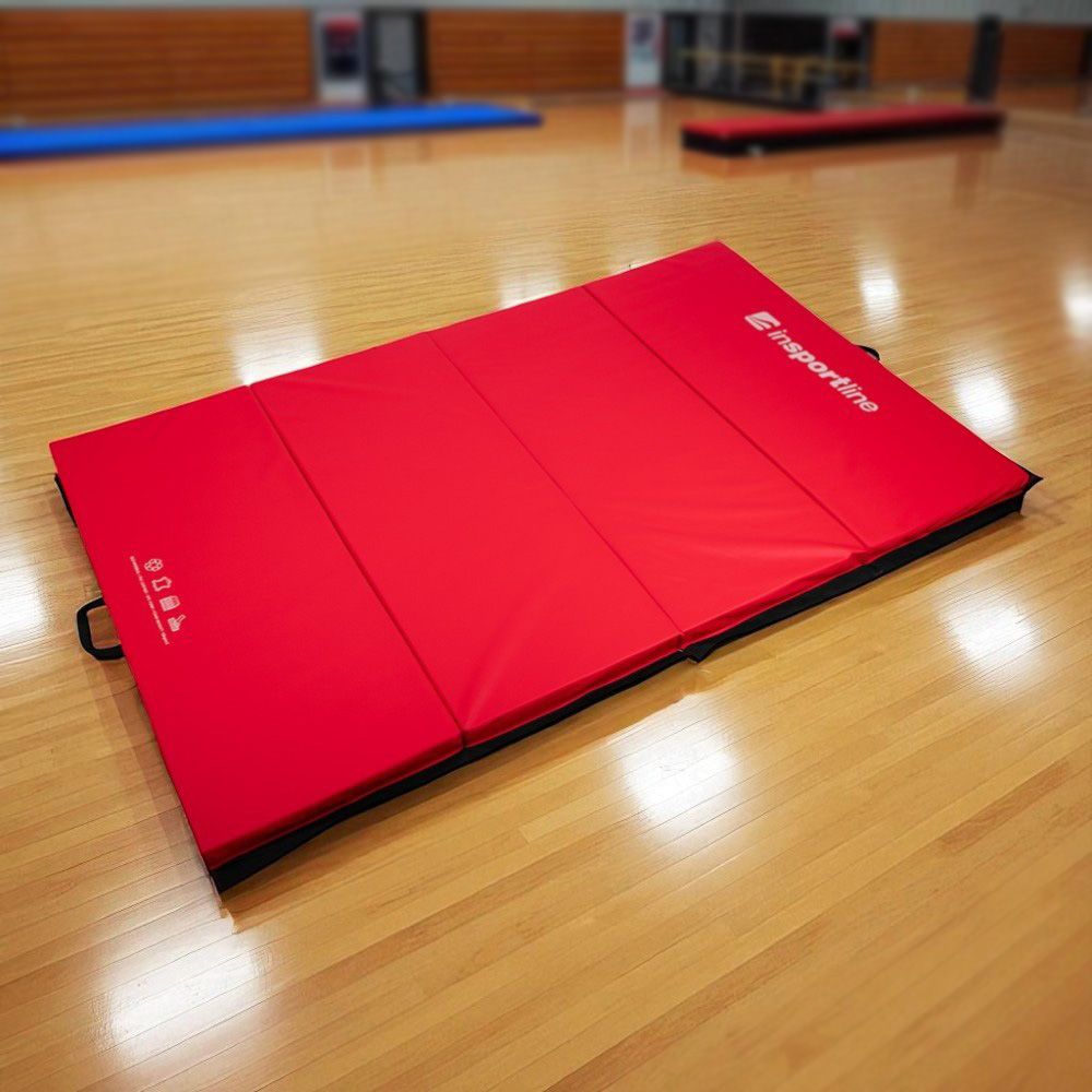 INSPORTLINE - ÖSSZEHAJTHATÓ GIMNASZTIKAI SZŐNYEG KVADFOLD 200X120X5 CM - PIROS INSPORTLINE - ÖSSZEHAJTHATÓ GIMNASZTIKAI SZŐNYEG KVADFOLD 200X120X5 CM - PIROS