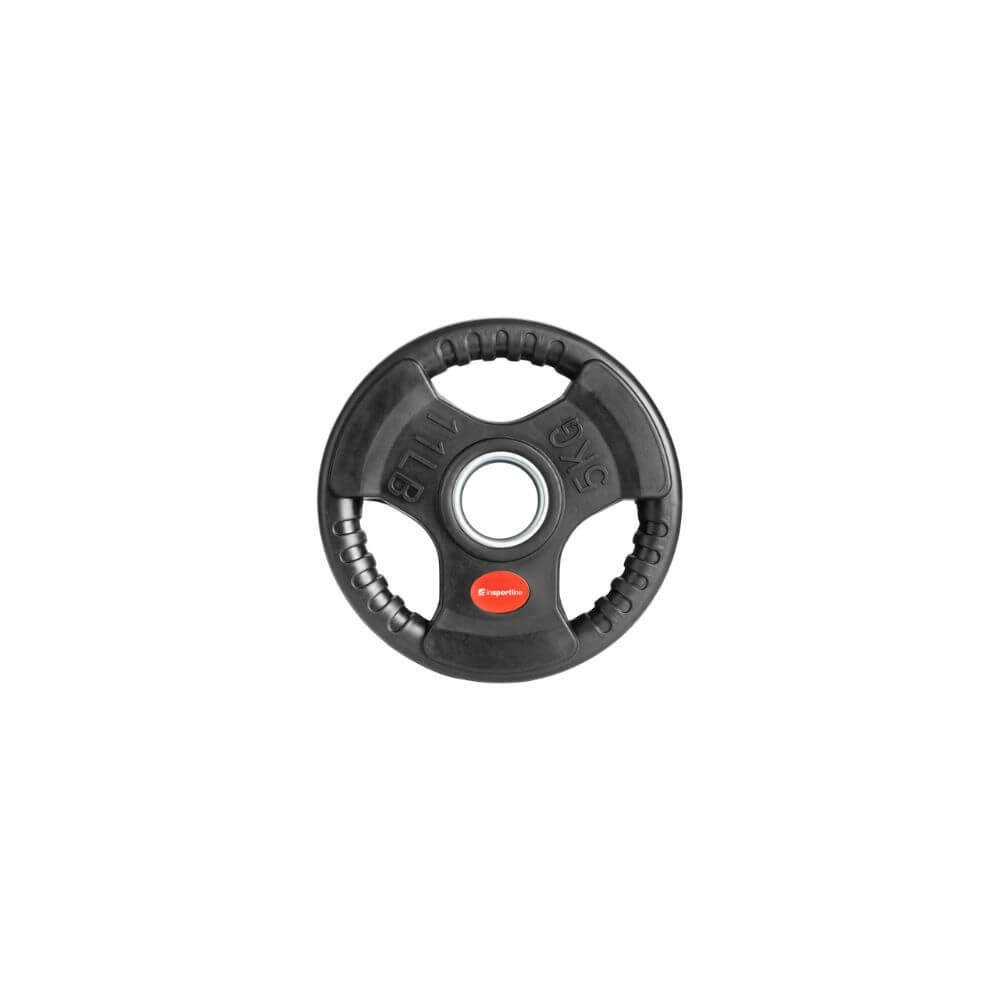INSPORTLINE - GUMÍROZOTT OLIMPIAI SÚLYTÁRCSA GRATON OL 5 KG 50 MM