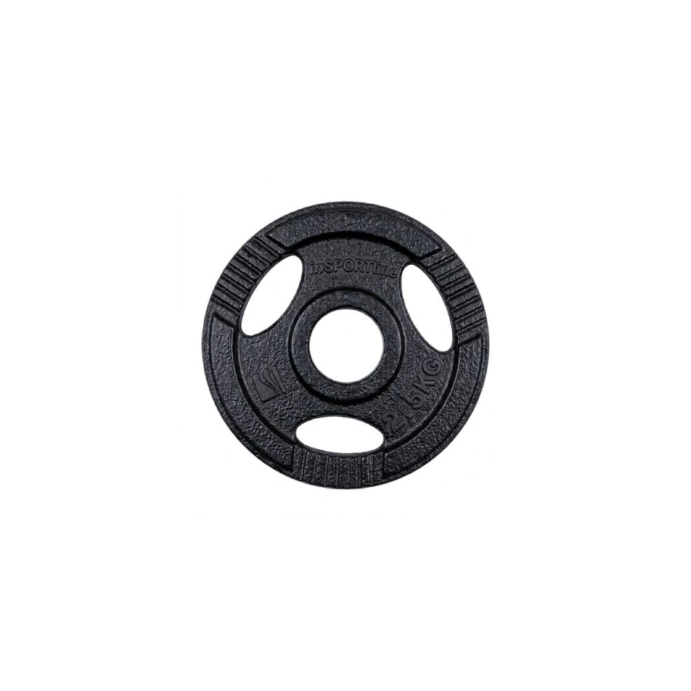 INSPORTLINE - ÖNTÖTTVAS OLIMPIAI SÚLYTÁRCSA HAMERTON BLACK 2,5 KG 50 MM