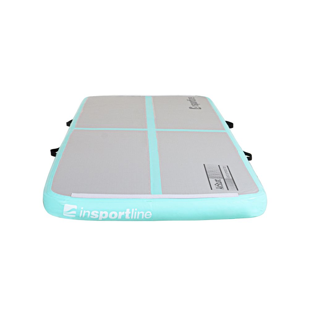 INSPORTLINE - AIRTRACK ELEKTROMOS PUMPÁVAL AIRSTUNT 300X100X10 CM - FEHÉR-KÉK