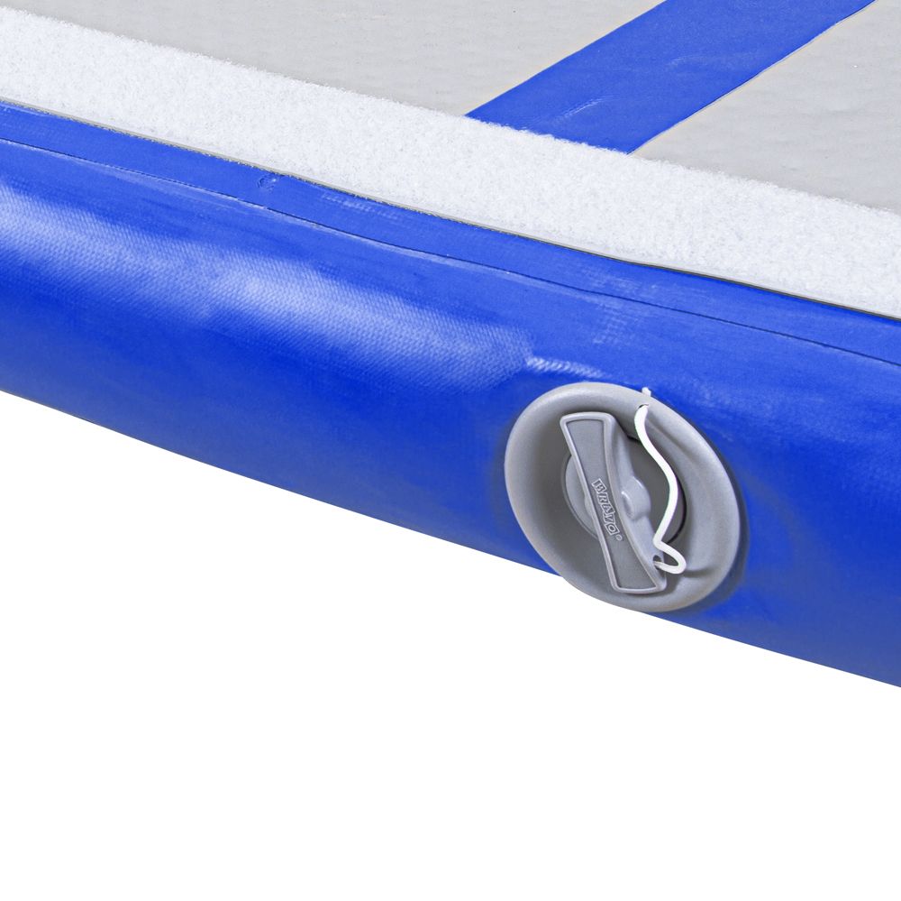 INSPORTLINE - AIRTRACK ELEKTROMOS PUMPÁVAL AIRSTUNT 500X100X10 CM - FEHÉR-KÉK