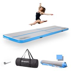 INSPORTLINE - AIRTRACK AIRSTUNT 400X100X10 CM FEHÉR-KÉK
