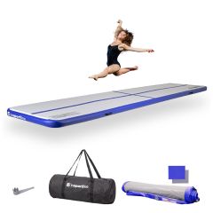 INSPORTLINE - AIRTRACK AIRSTUNT 500X100X10 CM FEHÉR-KÉK