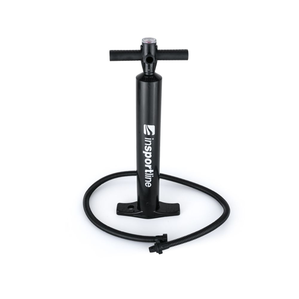 INSPORTLINE - AIRTRACK KÉZI PUMPÁVAL AIRSTUNT 500X100X10 CM - SZÜRKE