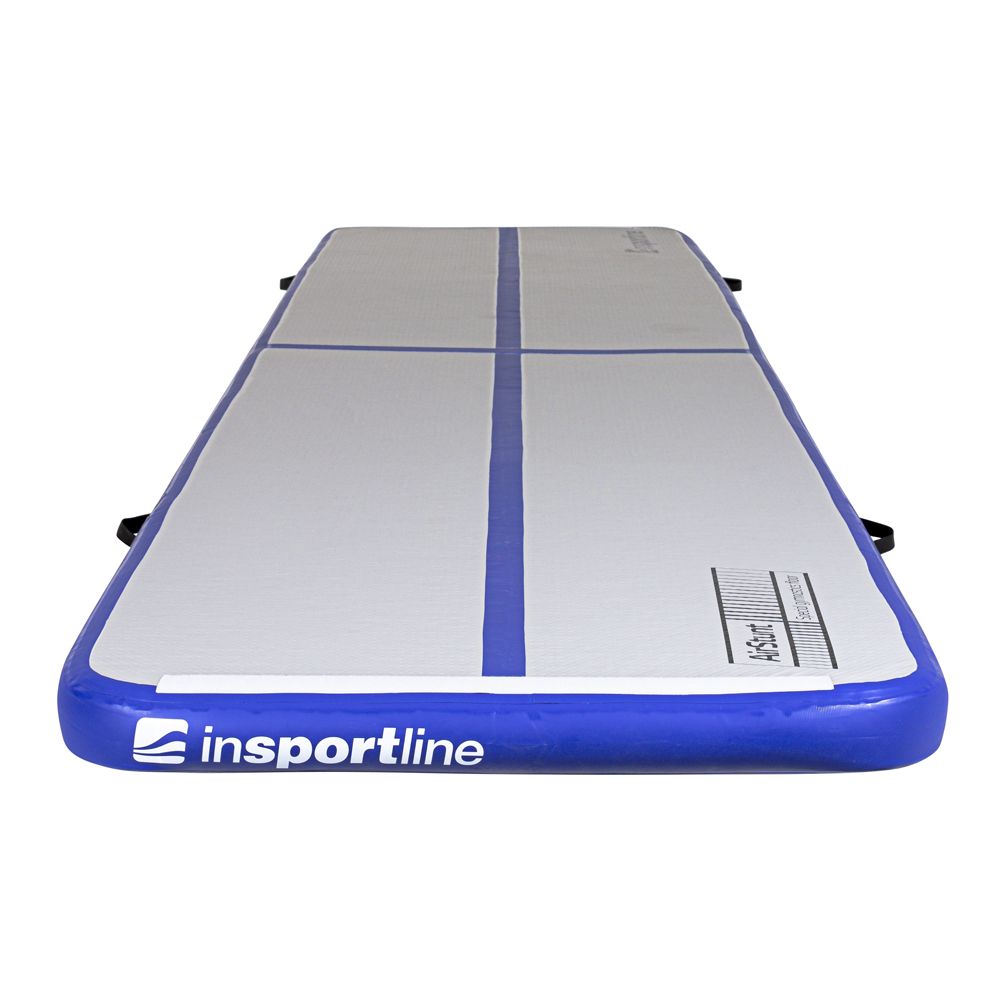 INSPORTLINE - AIRTRACK KÉZI PUMPÁVAL AIRSTUNT 500X100X10 CM - FEHÉR-KÉK