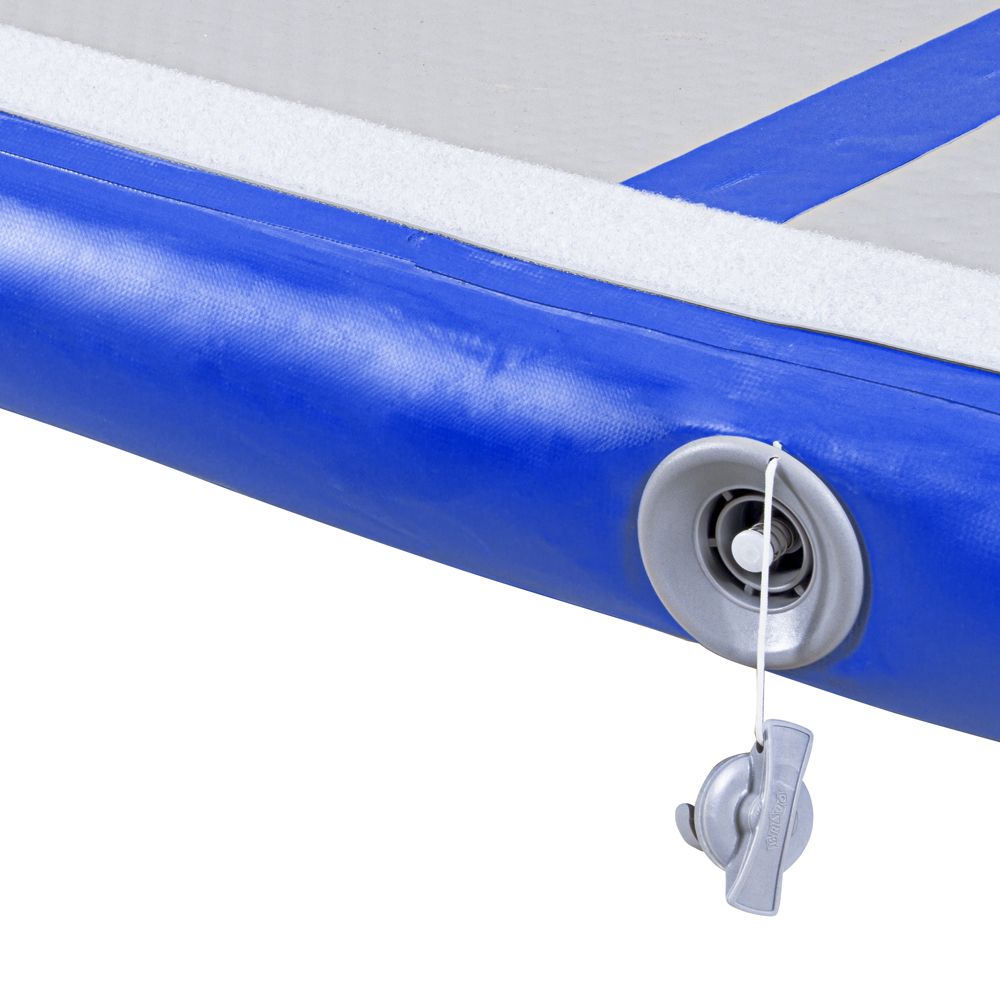 INSPORTLINE - AIRTRACK KÉZI PUMPÁVAL AIRSTUNT 500X100X10 CM - FEHÉR-KÉK