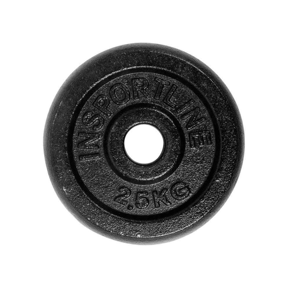 INSPORTLINE - EGYKEZES SÚLYZÓ SZETT CASTBLACK 2X20 KG