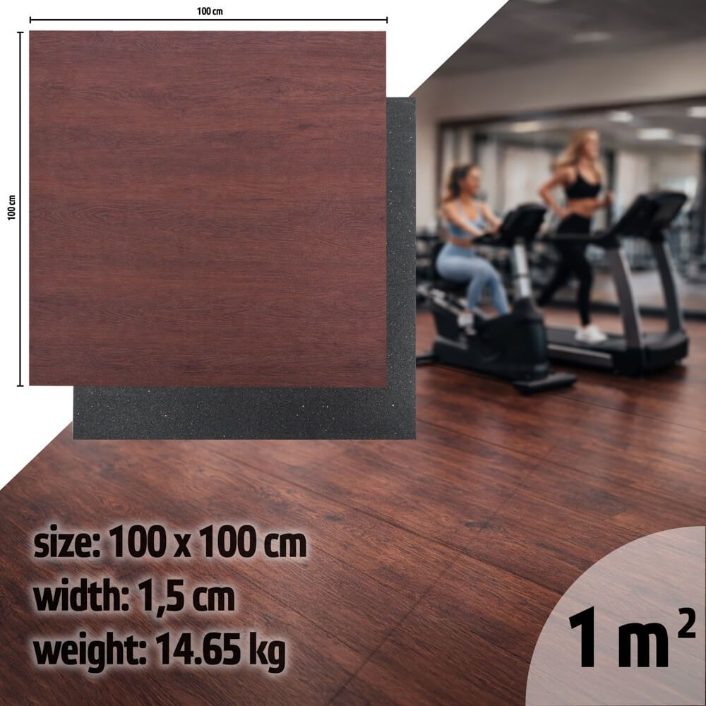 INSPORTLINE - SÚLYZÓSZŐNYEG LUXTEKO FLAT 100X100X1,5 CM