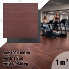 INSPORTLINE - SÚLYZÓSZŐNYEG LUXTEKO FLAT 100X100X1,5 CM