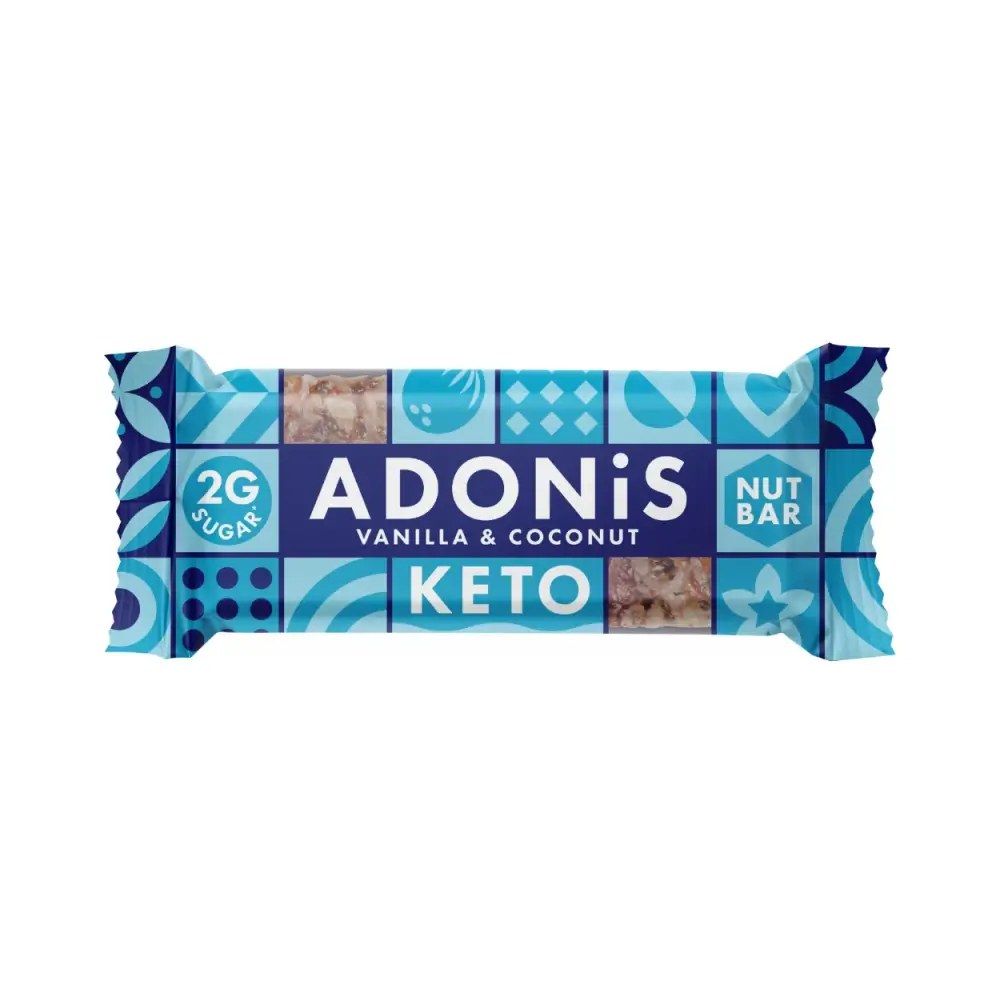 ADONIS FOODS - KETO NUT BAR - 16 X 35 G