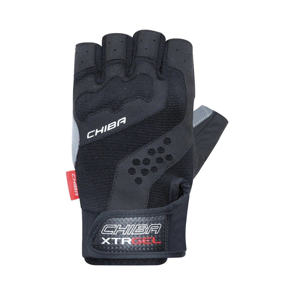 CHIBA GLOVES - 40168 XTR GEL - BLACK/LIGHT GREY