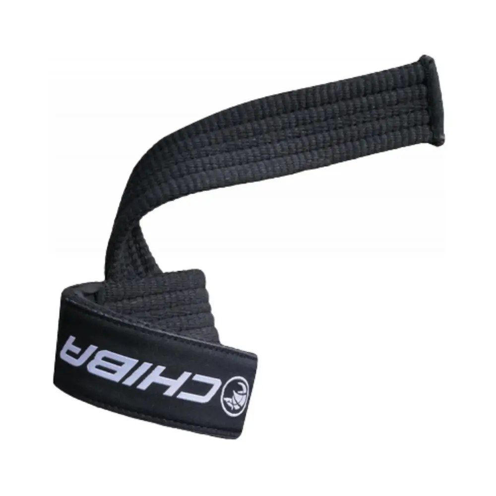 CHIBA GLOVES - 40615 LIFTING STRAPS PRO - BLACK