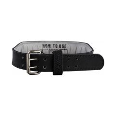 CHIBA GLOVES - 40810 LEATHER TRAINING BELT - BLACK/BLACK